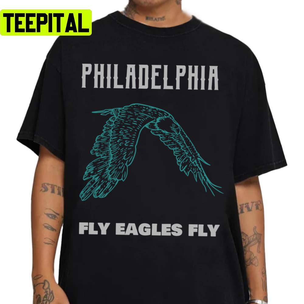 In The Sky Eagles Fly Philadelphia Football Unisex Sweatshirt In The Sky Eagles Fly Philadelphia Football Unisex Sweatshirt