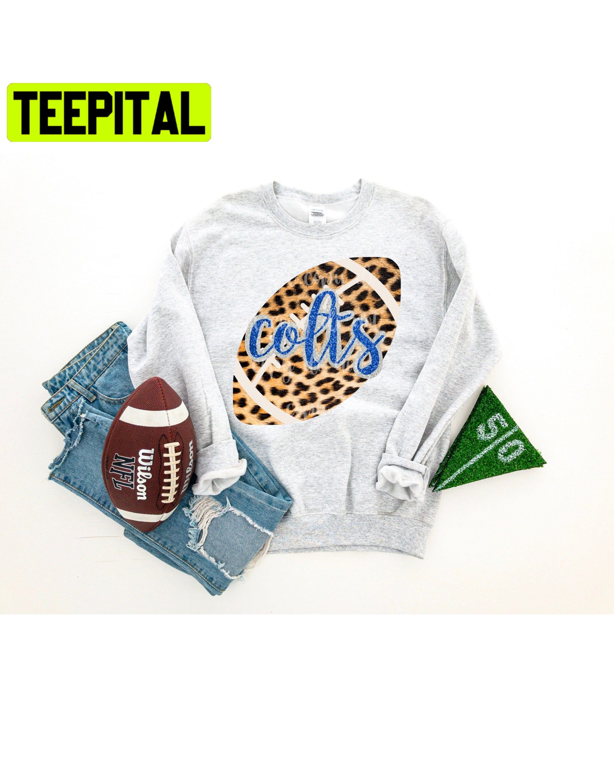 Indianapolis Colts Cheetah Football Trending Unisex Sweatshirt Indianapolis Colts Cheetah Football Trending Unisex Sweatshirt
