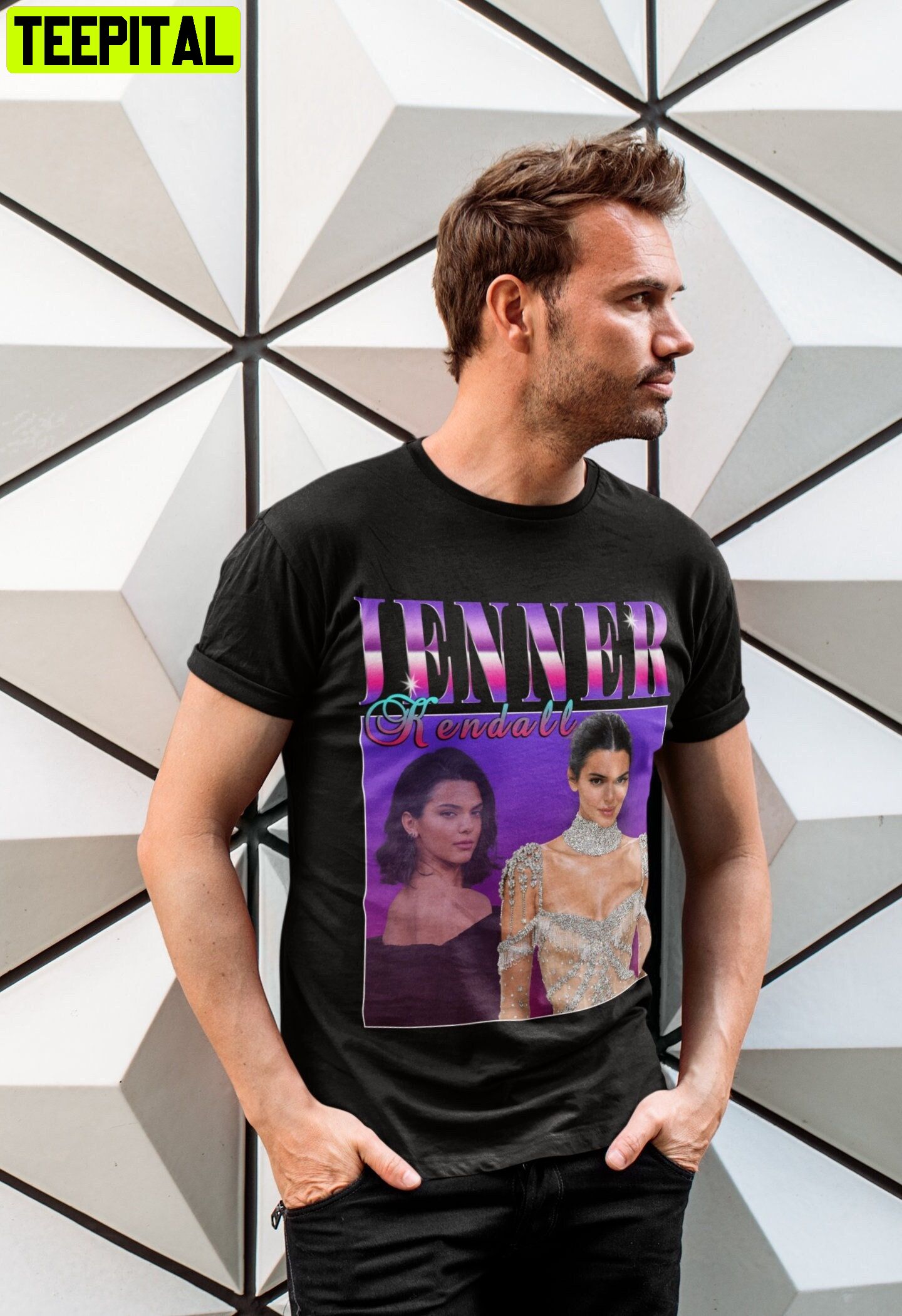 Inspiring Kendall Jenner Model Ist Birthday Retro Design T-Shirt Inspiring Kendall Jenner Model Ist Birthday Retro Design T-Shirt