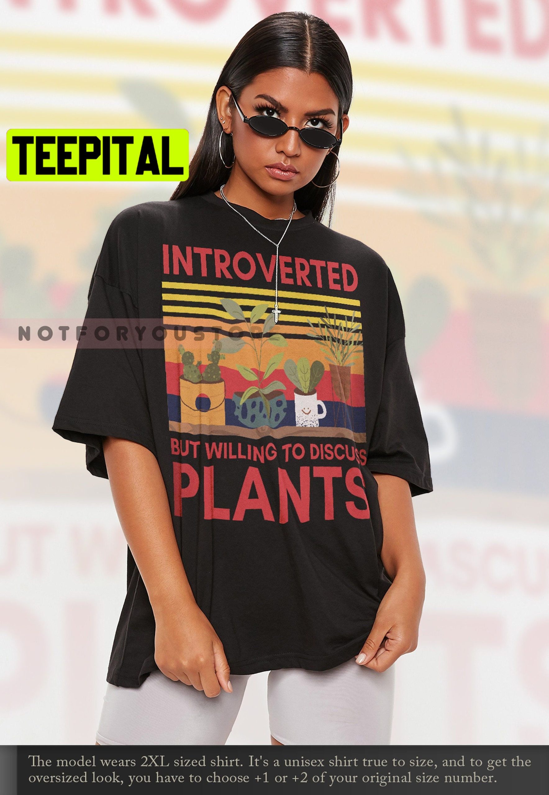 Introverted But Willing To Discuss Plants Trending Unisex T-Shirt Introverted But Willing To Discuss Plants Trending Unisex T-Shirt