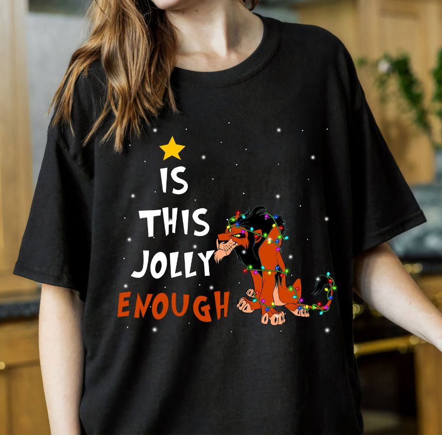 Is This Jolly Enough Scar Christmas Lights Shirt Is This Jolly Enough Scar Christmas Lights Shirt
