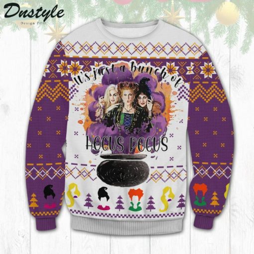 It’s Just A Bunch Of Hocus Pocus Ugly Christmas Sweater