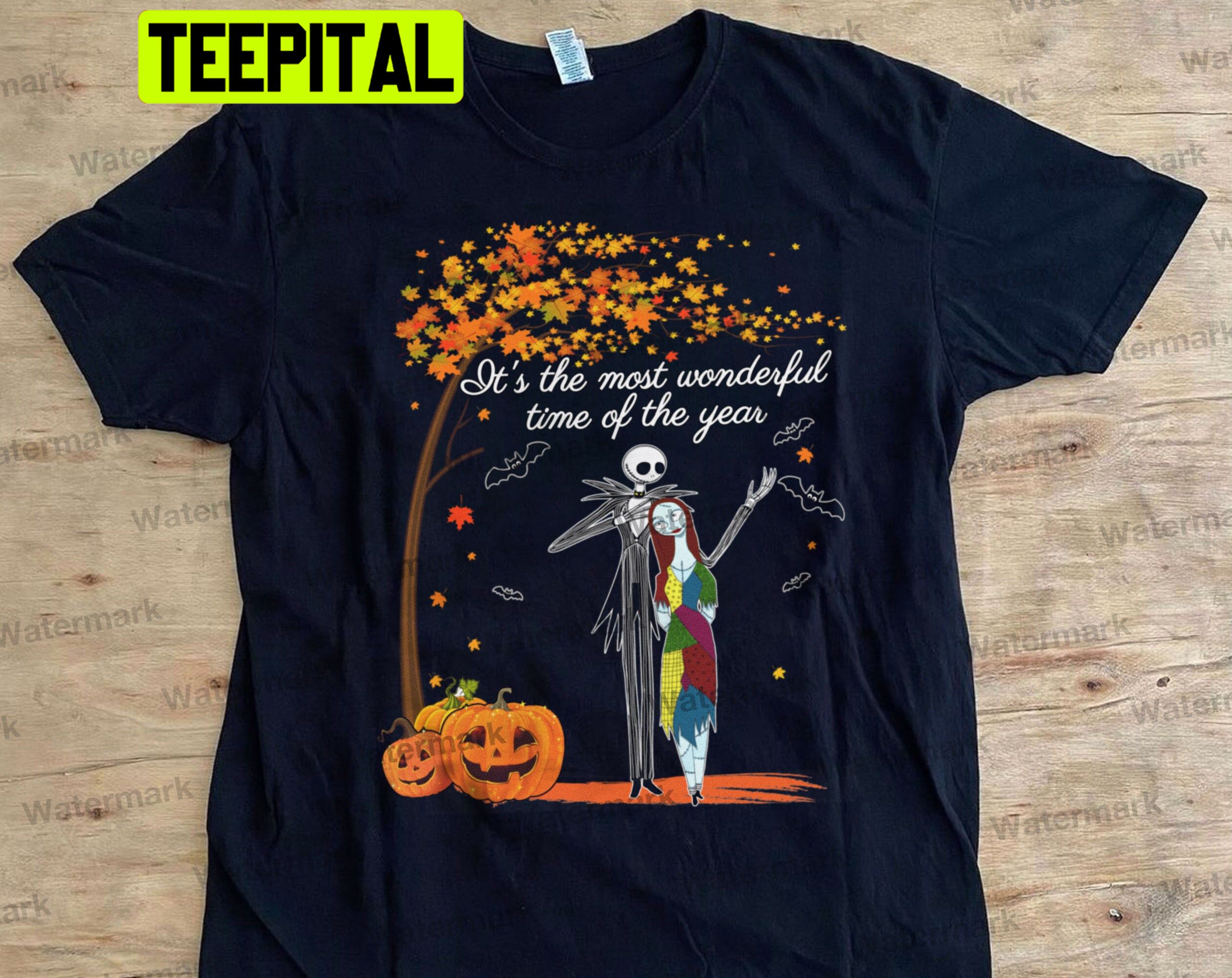 It's The Most Wonderful Time Of The Year Jack And Sally Halloween Trending Unisex T-Shirt It's The Most Wonderful Time Of The Year Jack And Sally Halloween Trending Unisex T-Shirt