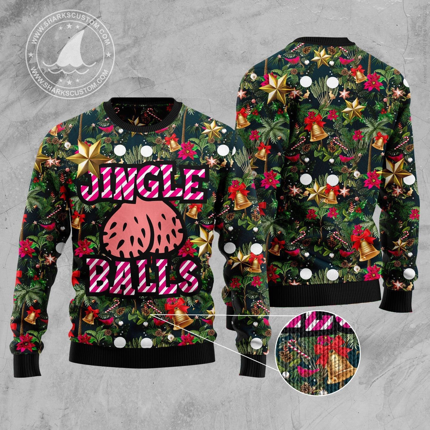 Jewnicorn Unisex 3D Ugly Christmas Sweater Jewnicorn Unisex 3D Ugly Christmas Sweater