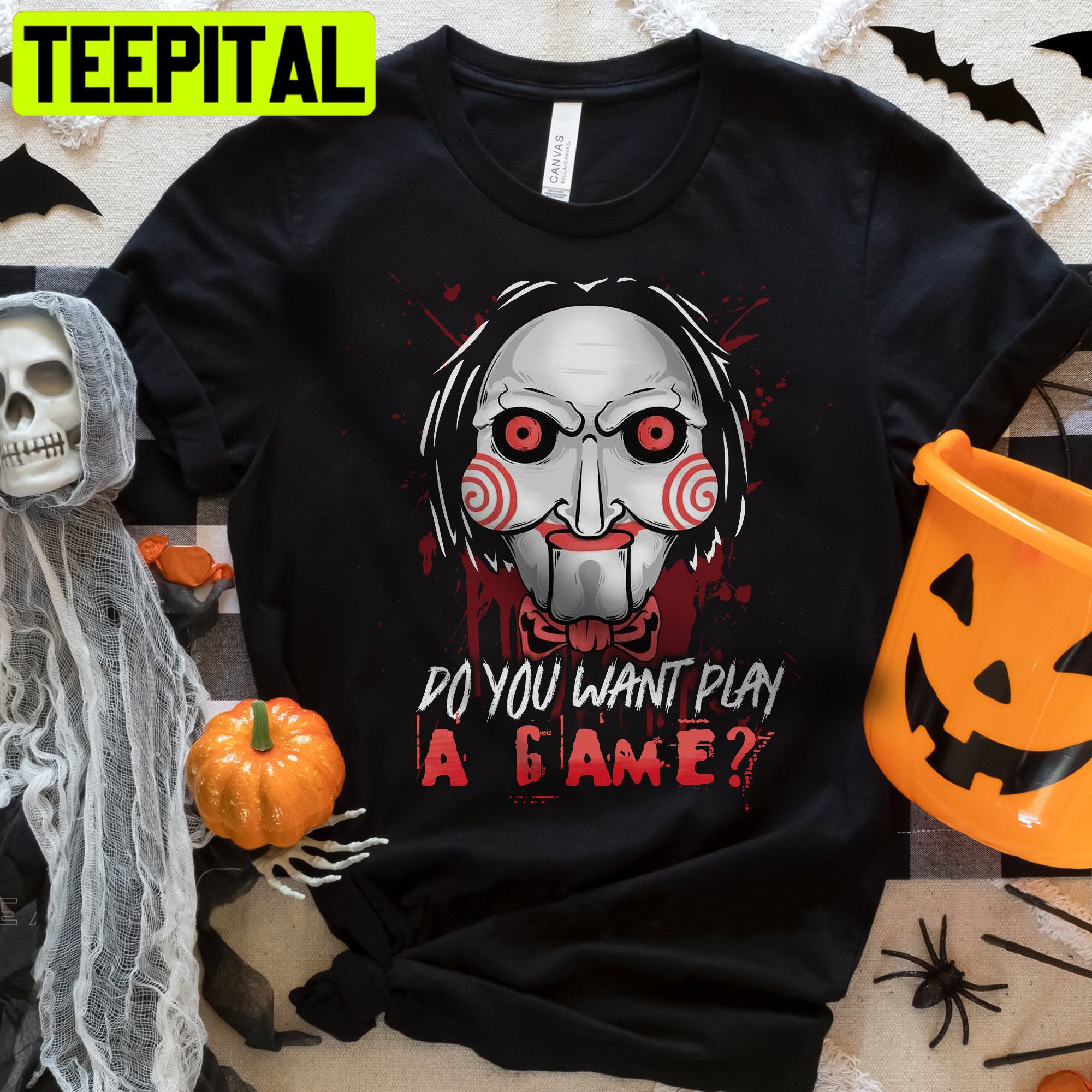 Jigsaw Do You Want To Play A Game Halloween Trending Unisex T-Shirt Jigsaw Do You Want To Play A Game Halloween Trending Unisex T-Shirt