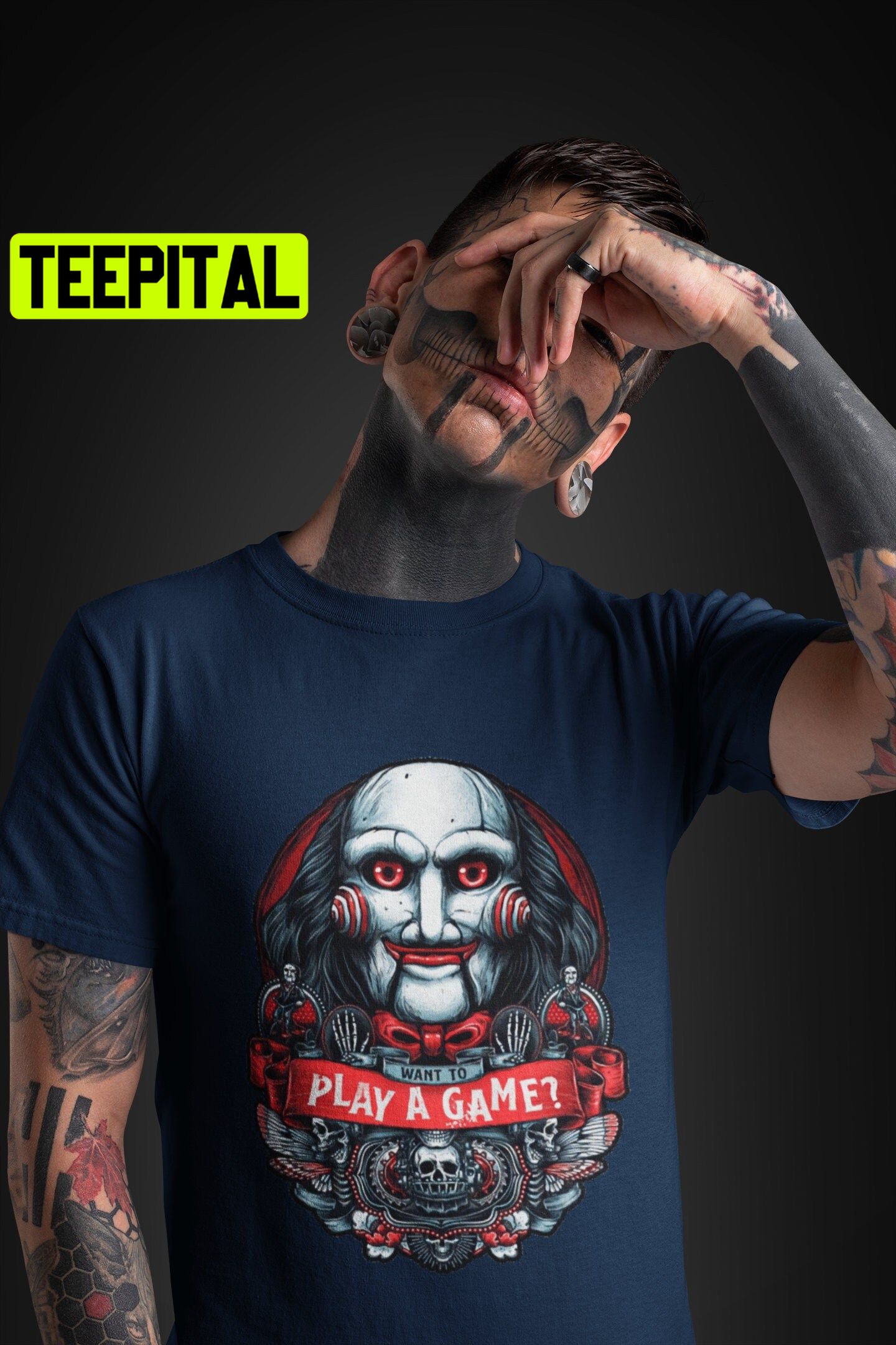 Jigsaw Saw Villian Halloween Horror Movie Killers Trending Unisex T-Shirt Jigsaw Saw Villian Halloween Horror Movie Killers Trending Unisex T-Shirt