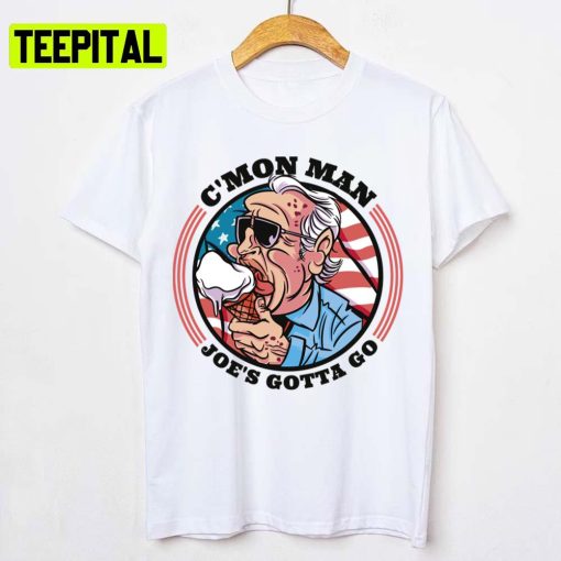 Joe’s Gotta Go Funny Biden Ice Cream Unisex T-Shirt