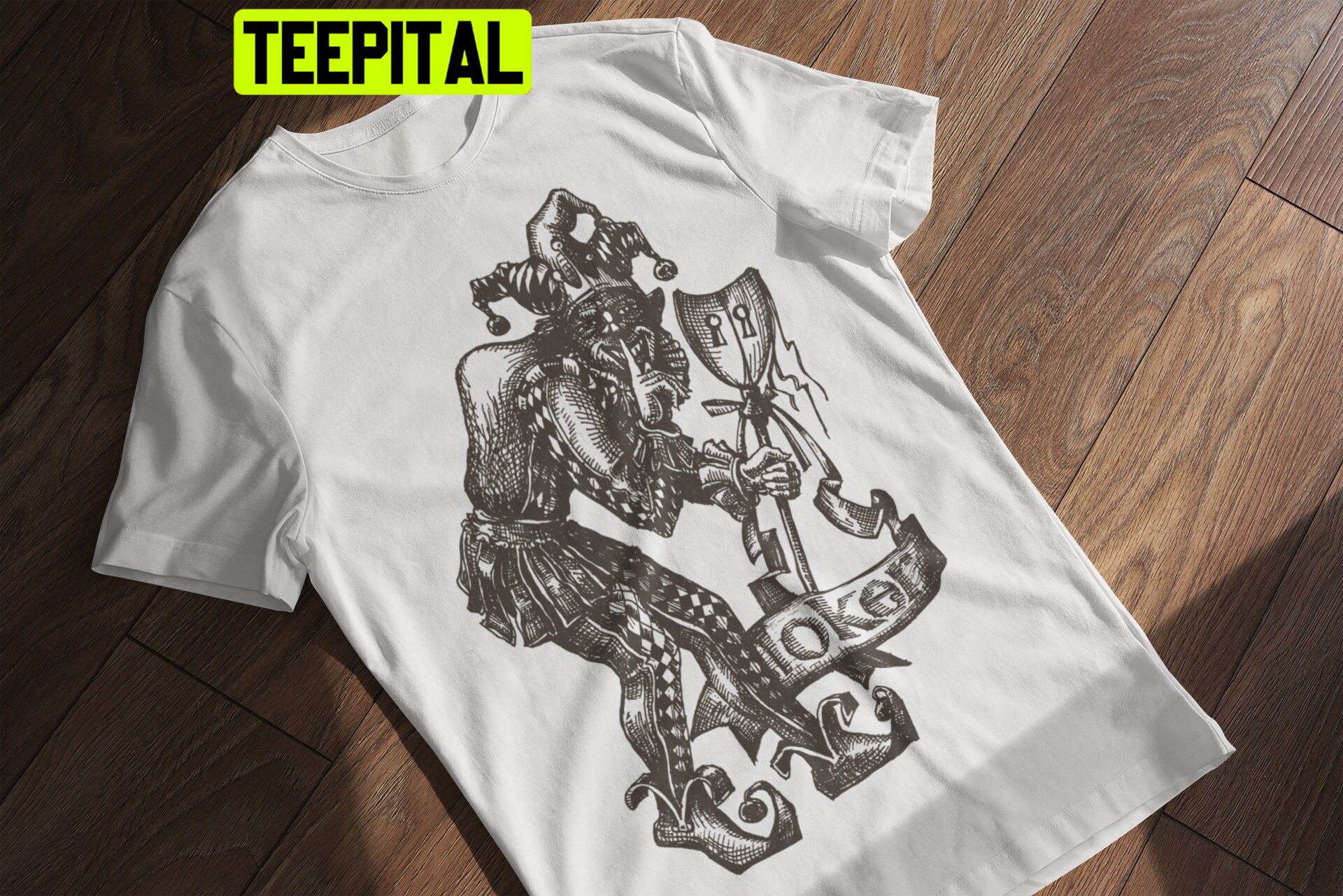Joker Card Horror Joker Face Clown - Harlequin With A Scary Smile Trending Unisex T-Shirt Joker Card Horror Joker Face Clown - Harlequin With A Scary Smile Trending Unisex T-Shirt