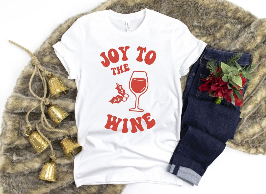 Joy To The Wine Christmas Shirt Joy To The Wine Christmas Shirt