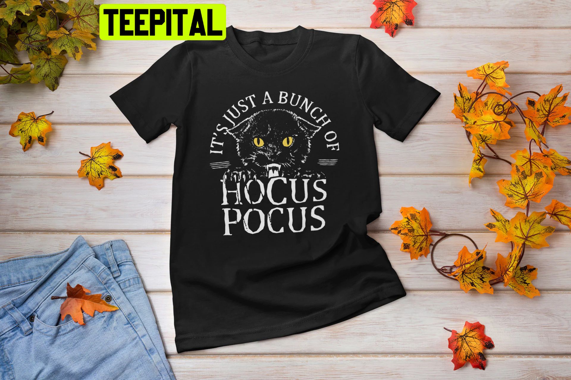 Just A Bunch Of Hocus Pocus Pumpkin Halloween Fright Night Trending Unisex T-Shirt Just A Bunch Of Hocus Pocus Pumpkin Halloween Fright Night Trending Unisex T-Shirt