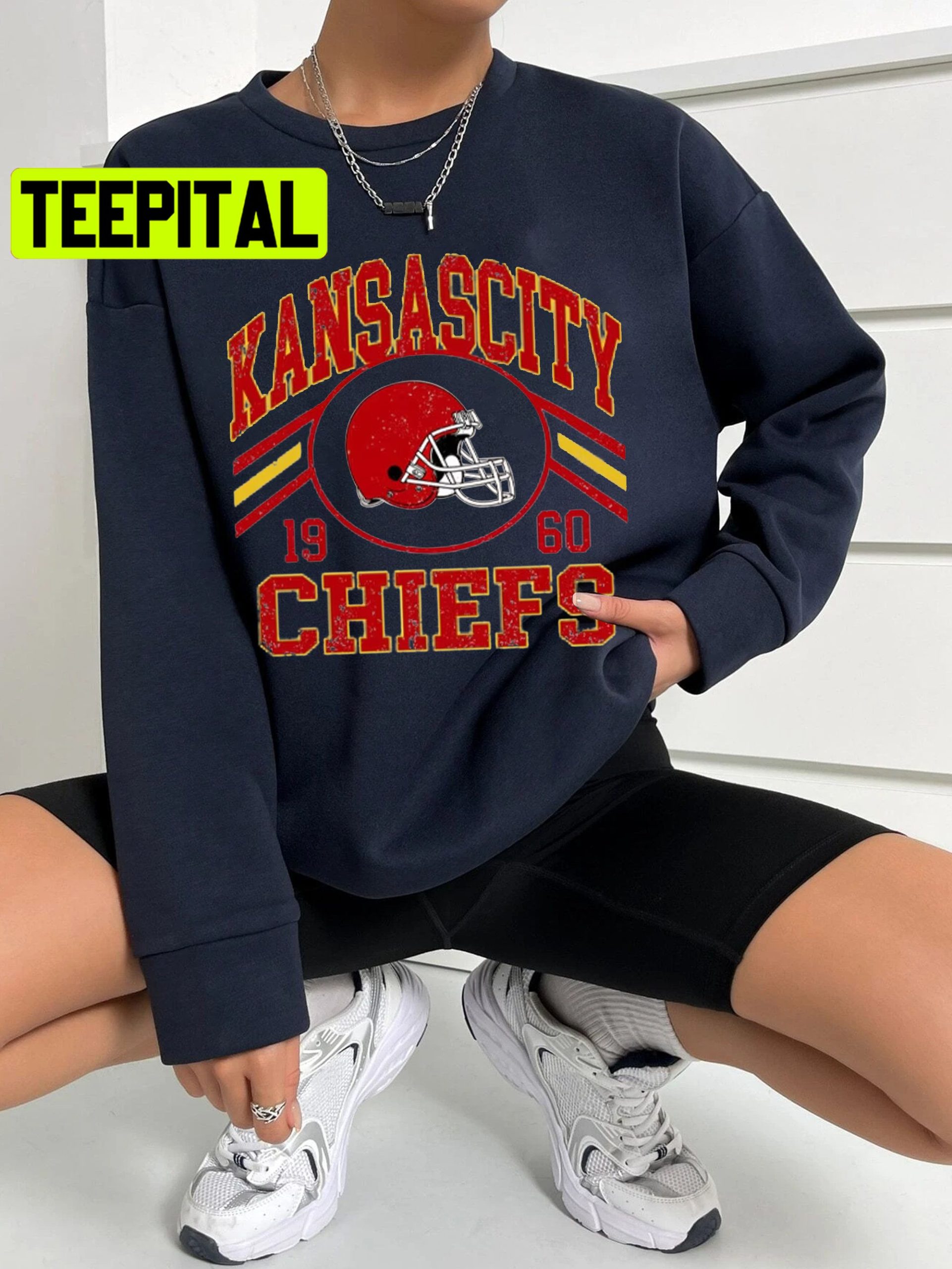 Kansas City Football Vintage Retro Unisex Sweatshirt Kansas City Football Vintage Retro Unisex Sweatshirt