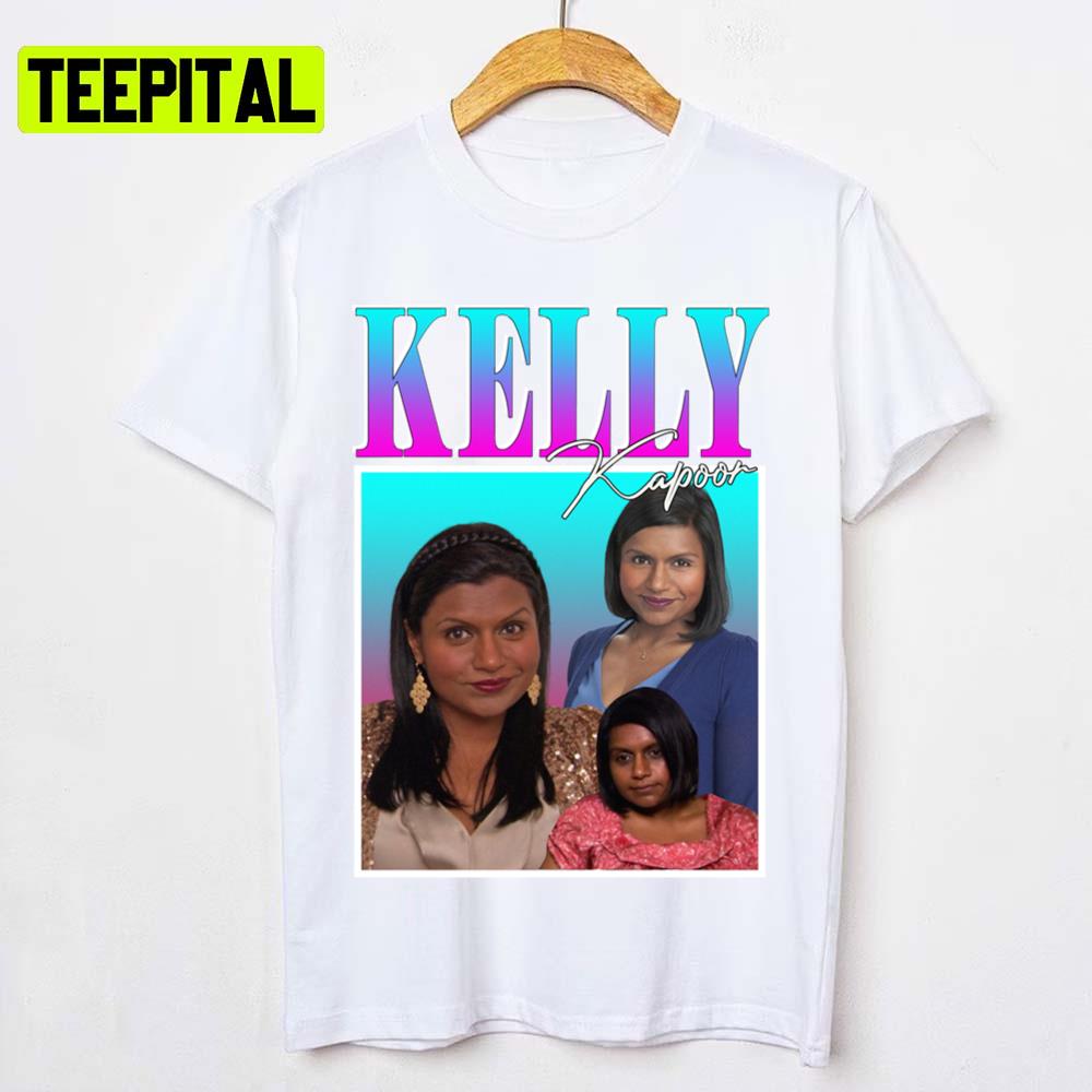 Kelly Kapoor Retro Design Actress Unisex T-Shirt Kelly Kapoor Retro Design Actress Unisex T-Shirt