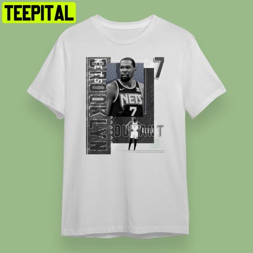 Kevin Durant Basketball Paper Poster Nets 2 Retro Art Unisex T-Shirt