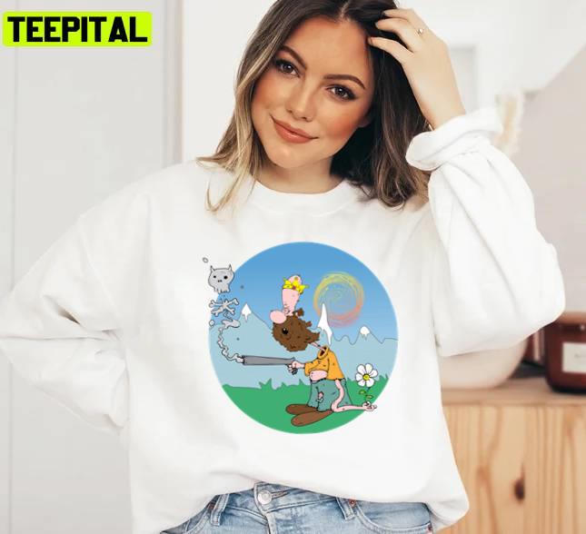 King Larry Cartoon Design Unisex Sweatshirt King Larry Cartoon Design Unisex Sweatshirt