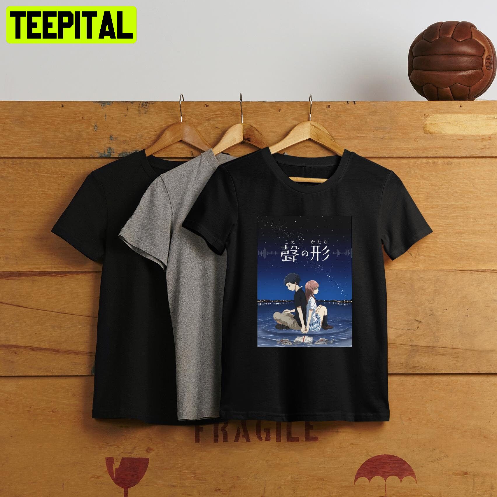 Koe No Katachi (A Silent Voice) Nishimiya Ishida Shouko Silent Voice Unisex T-Shirt Koe No Katachi (A Silent Voice) Nishimiya Ishida Shouko Silent Voice Unisex T-Shirt