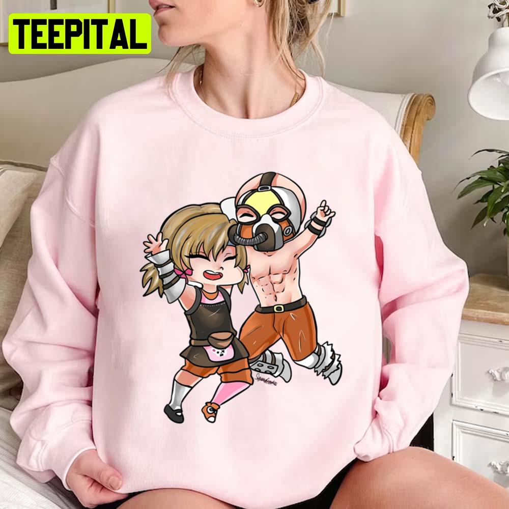 Krieg And Tiny Tina Chibi Graphic Unisex Sweatshirt Krieg And Tiny Tina Chibi Graphic Unisex Sweatshirt