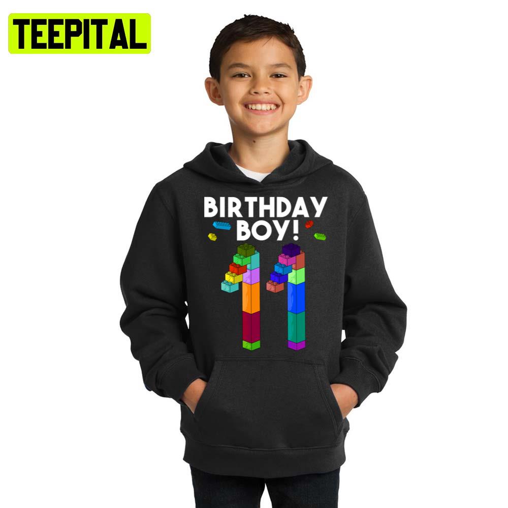 Lego Design 11th Birthday Building Blocks Shirt Hoodie Lego Design 11th Birthday Building Blocks Shirt Hoodie