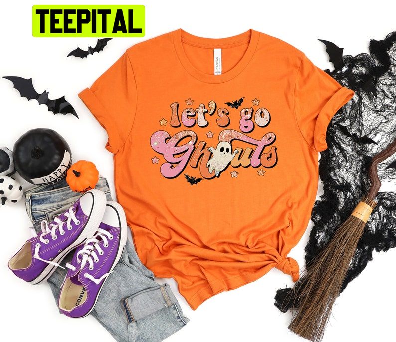 Lets Go Ghouls Vintage Halloween Trending Unisex T-Shirt Lets Go Ghouls Vintage Halloween Trending Unisex T-Shirt