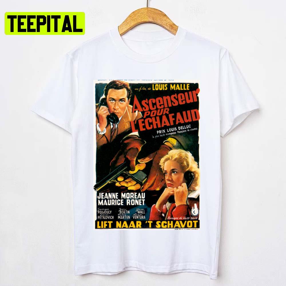 Lift To The Scaffold Elevator To The Gallows Ascenseur Pour L'echafaud Louis Malle Unisex T-Shirt Lift To The Scaffold Elevator To The Gallows Ascenseur Pour L'echafaud Louis Malle Unisex T-Shirt
