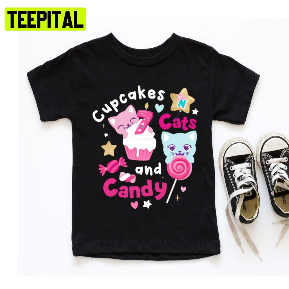 Like Nastya Cupcakes Cats And Candy Hoodie Like Nastya Cupcakes Cats And Candy Hoodie