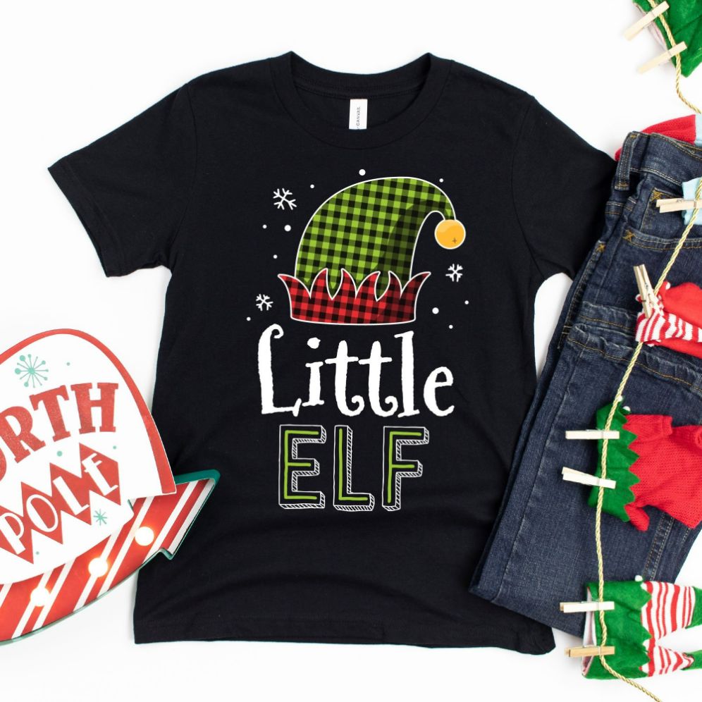 Little Elf Christmas T-Shirt Little Elf Christmas T-Shirt