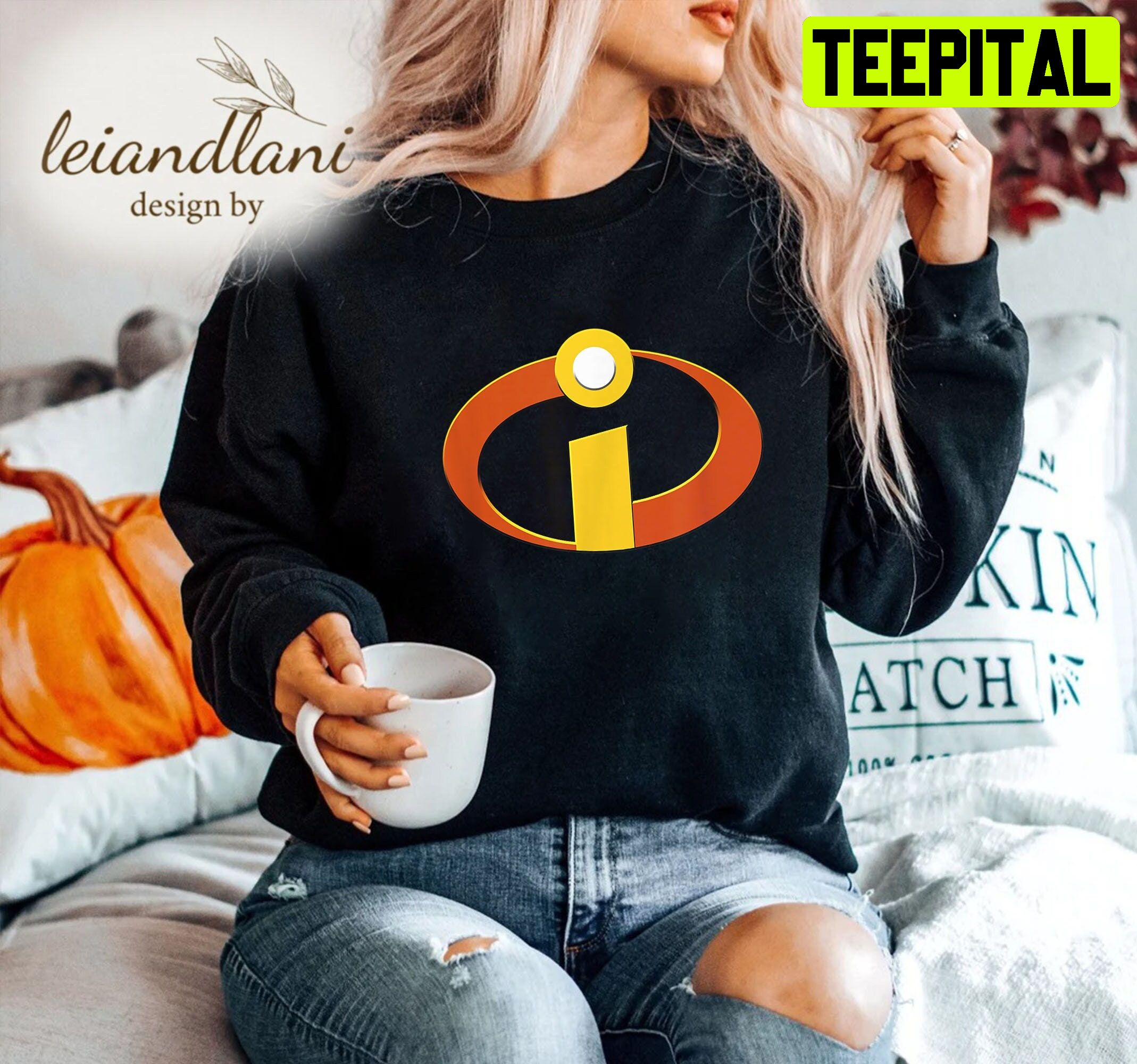 Logo Graphic The Incredibles Pixar Sweatshirt Logo Graphic The Incredibles Pixar Sweatshirt