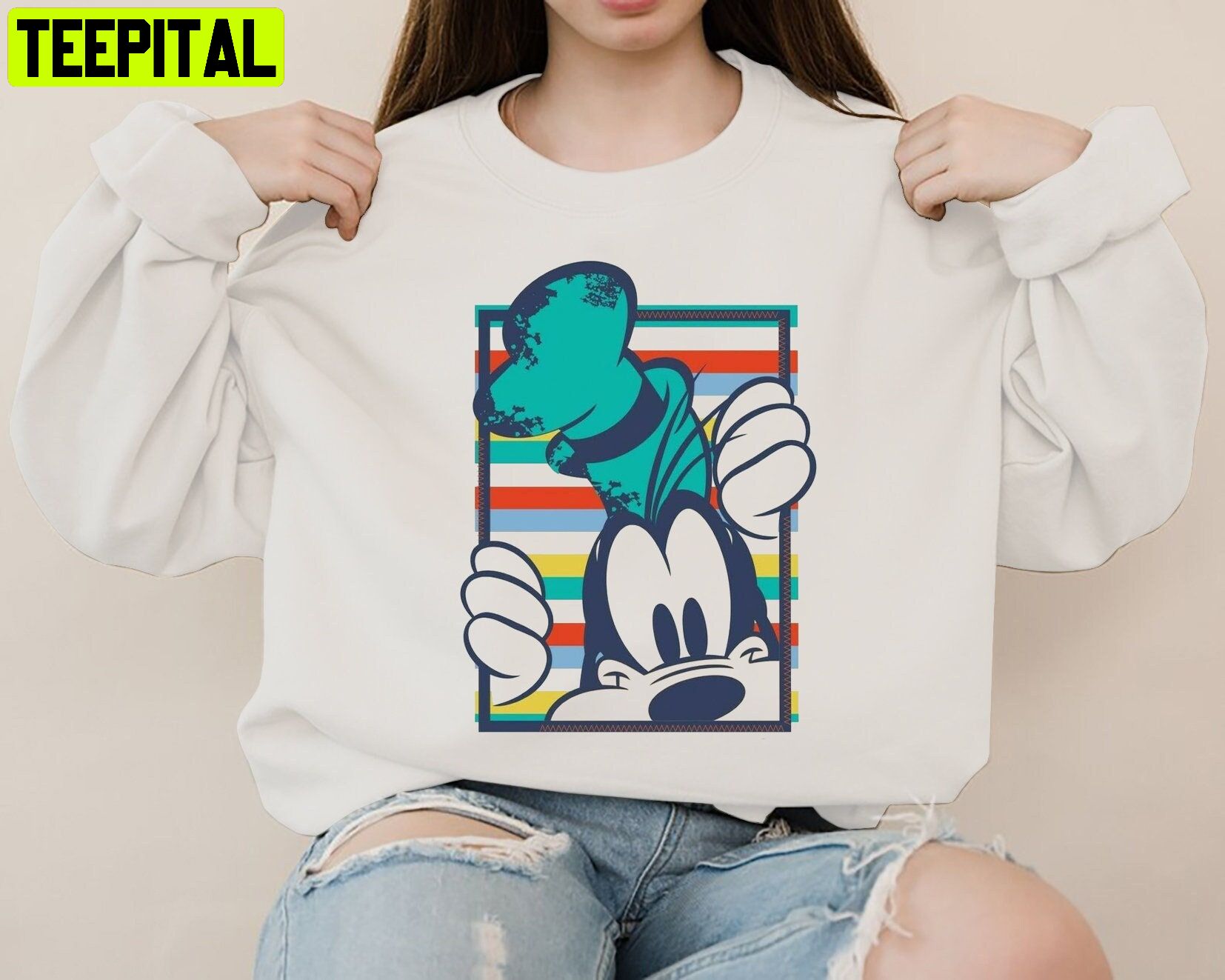 Lovely Goofy Goofy Sweater Disney Sweatshirt Lovely Goofy Goofy Sweater Disney Sweatshirt