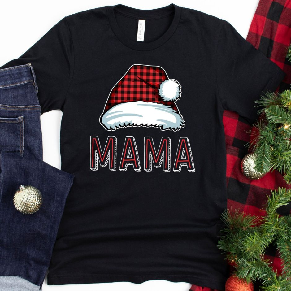Mama Christmas T-Shirt Mama Christmas T-Shirt