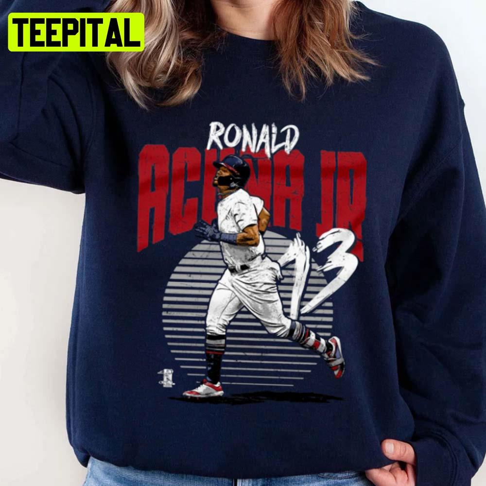 Man Funny Ronald Acuna Jr Happy Baseball Unisex T-Shirt Man Funny Ronald Acuna Jr Happy Baseball Unisex T-Shirt