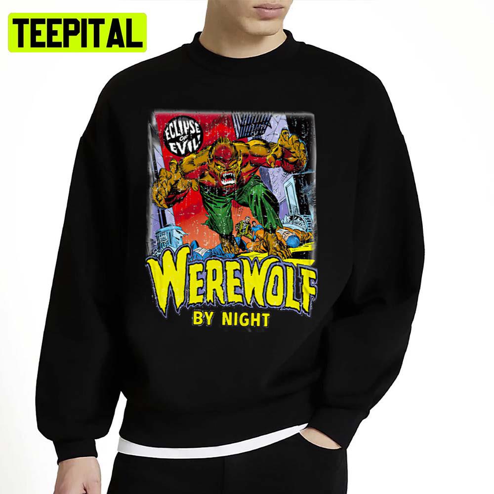Marvel Design Movie Werewolf By Night Unisex Sweatshirt Marvel Design Movie Werewolf By Night Unisex Sweatshirt