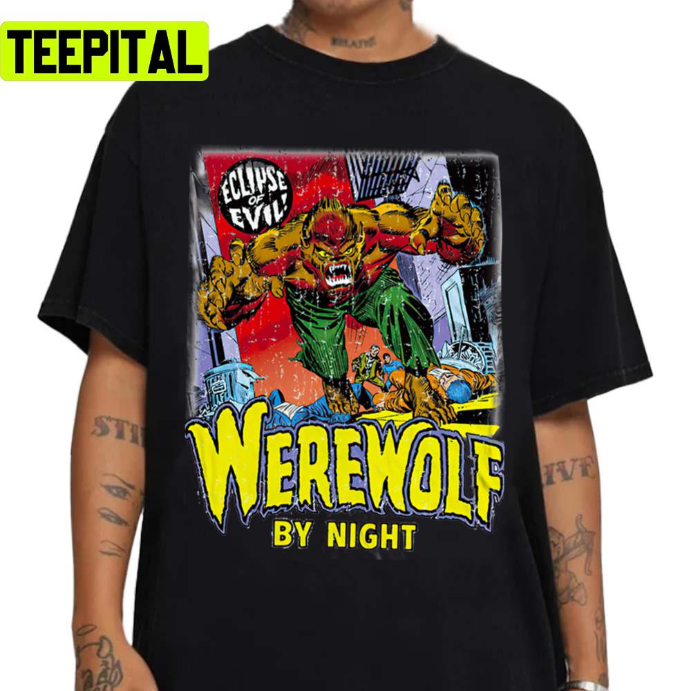 Marvel Design Movie Werewolf By Night Unisex Sweatshirt Marvel Design Movie Werewolf By Night Unisex Sweatshirt