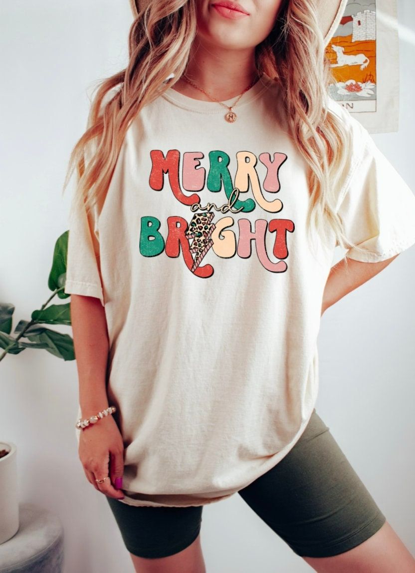 Merry And Bright Christmas Shirt Merry And Bright Christmas Shirt