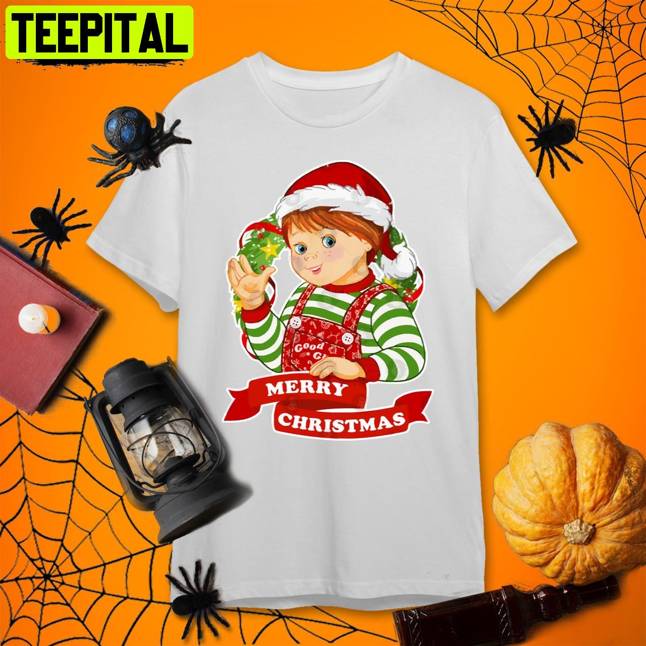 Merry Christmas Chucky Child's Play Retro Art Unisex T-Shirt Merry Christmas Chucky Child's Play Retro Art Unisex T-Shirt