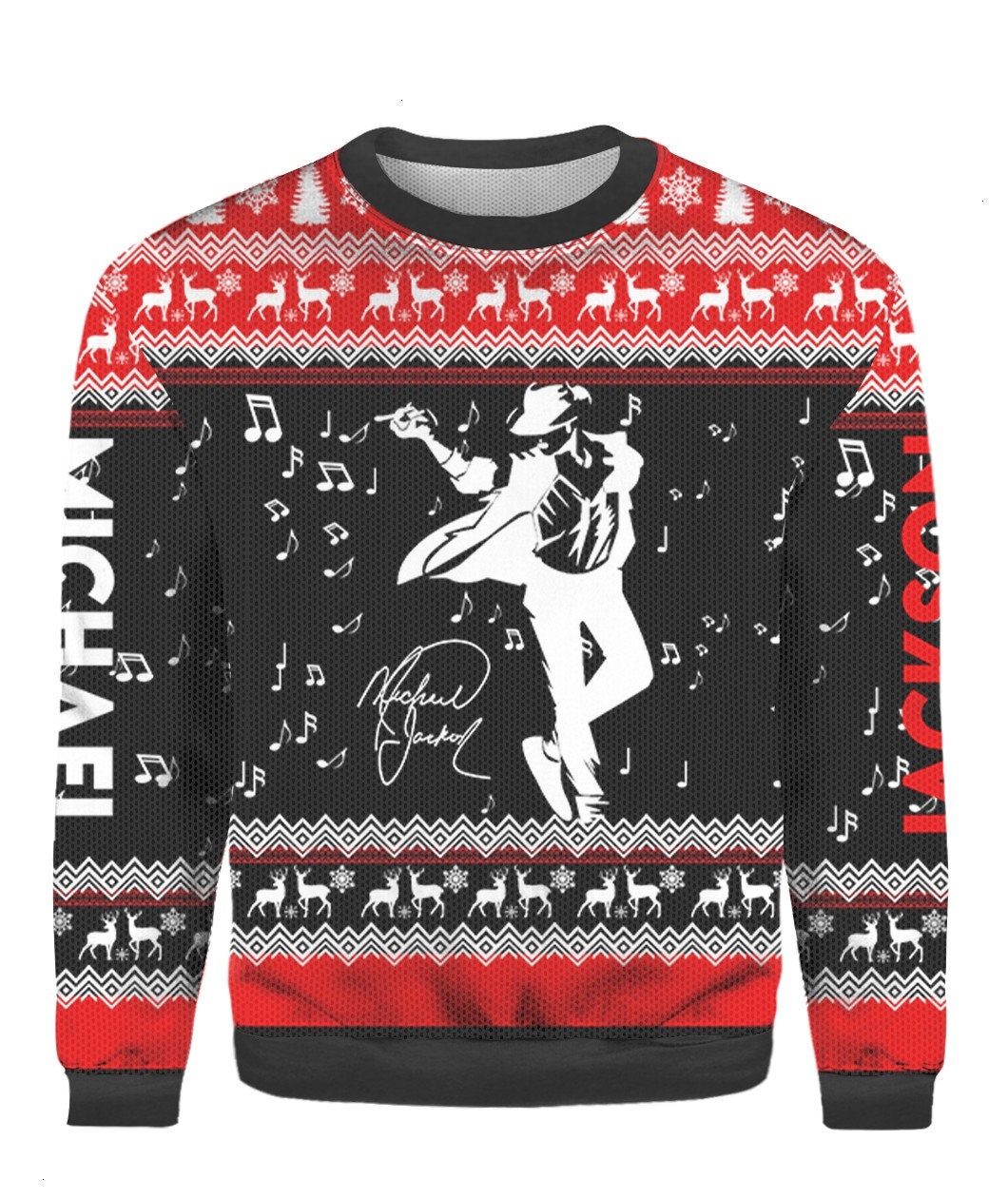 Michael Jackson Dancing Ugly 3D Christmas Sweater Michael Jackson Dancing Ugly 3D Christmas Sweater