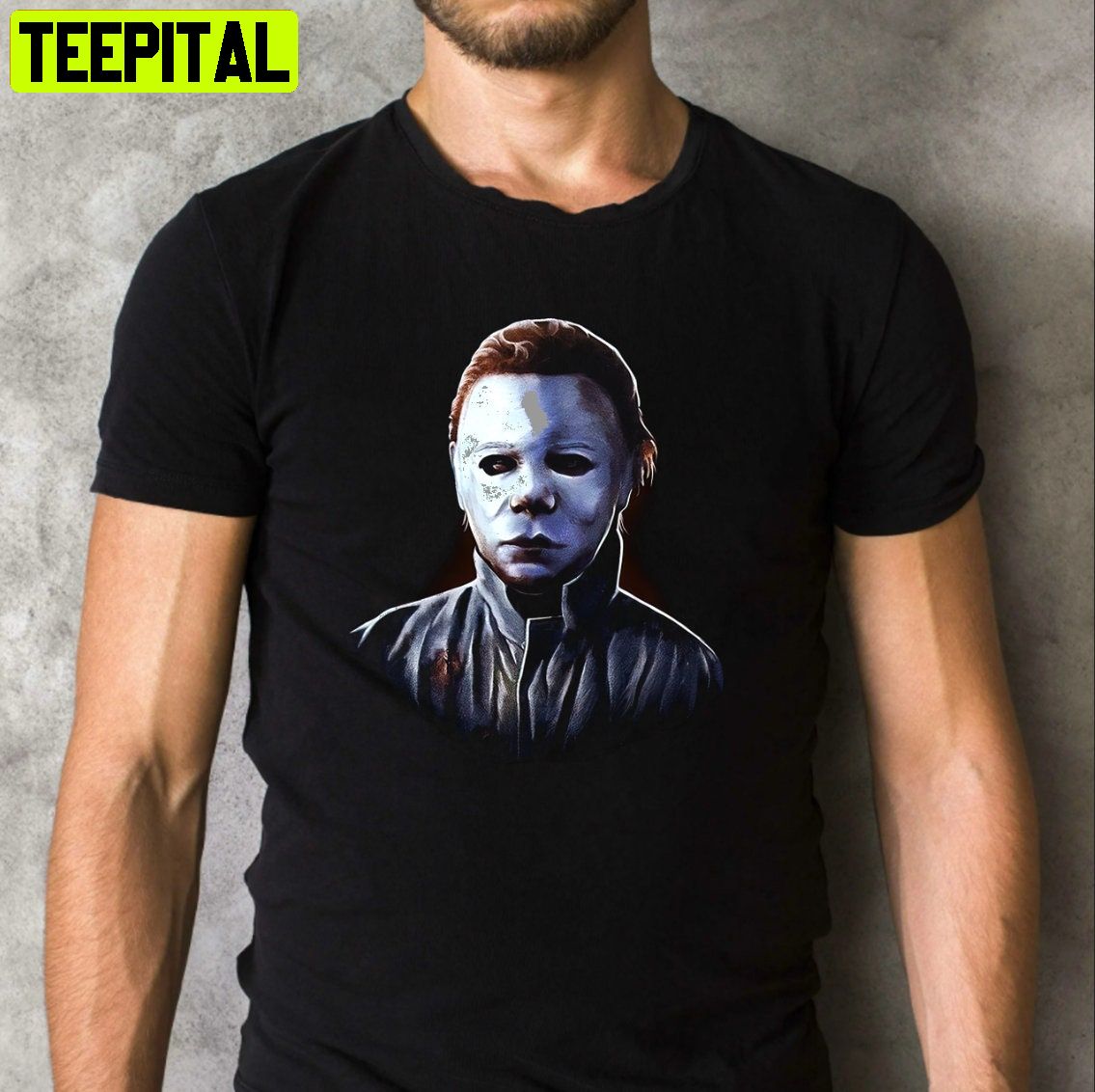 Michael Myers Portrait Scary Movie Halloween Retro Design T-Shirt Michael Myers Portrait Scary Movie Halloween Retro Design T-Shirt