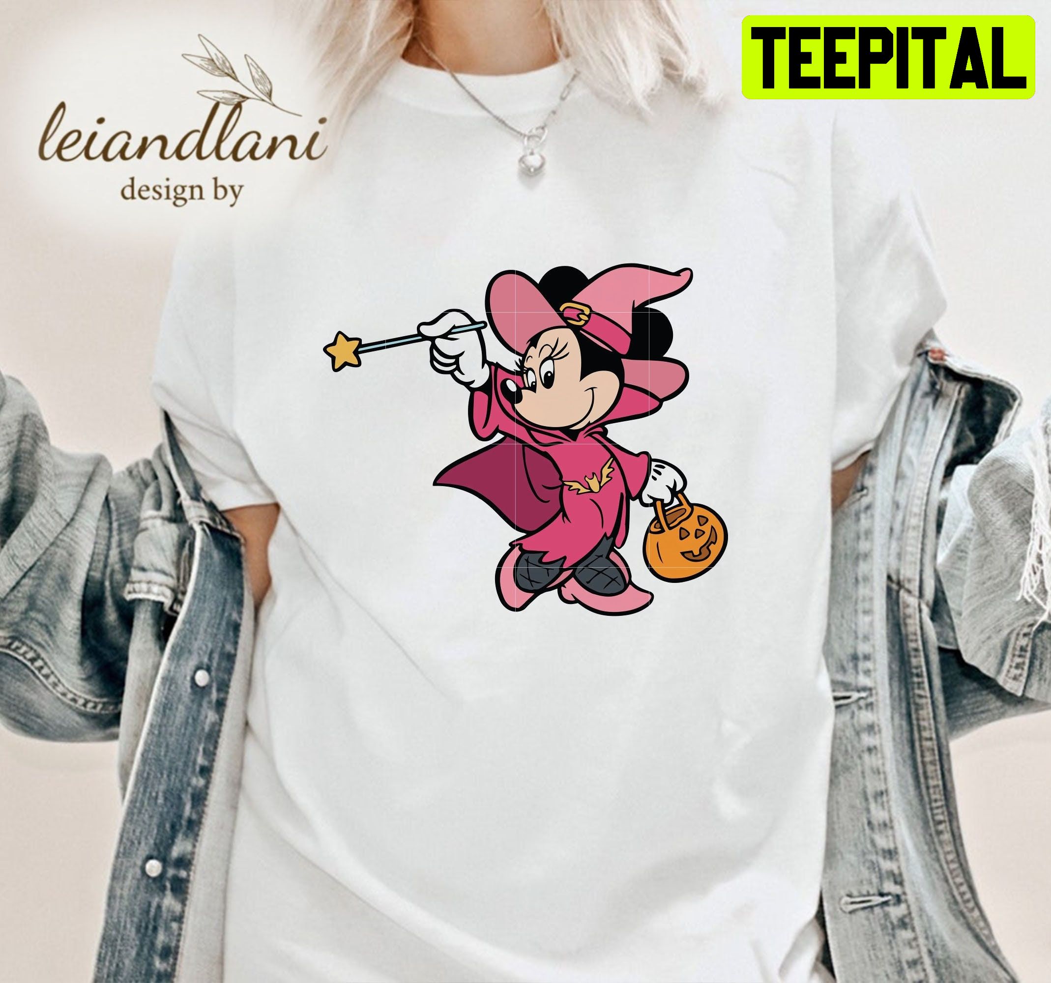 Mickey And Minnie Mouse Disney Characters Halloween Unisesx T-Shirt Mickey And Minnie Mouse Disney Characters Halloween Unisesx T-Shirt