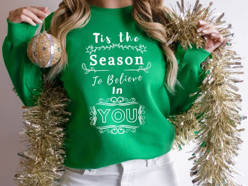 Motivating Christmas Sweatshirt Motivating Christmas Sweatshirt