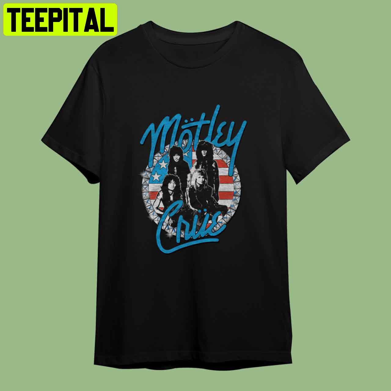 Motley Crue Retro Art Unisex T-Shirt Motley Crue Retro Art Unisex T-Shirt