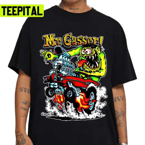 Mr Gasser Cartoon Rat Casual Unisex Sweatshirt