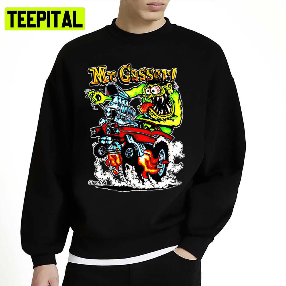 Mr Gasser Cartoon Rat Casual Unisex Sweatshirt Mr Gasser Cartoon Rat Casual Unisex Sweatshirt