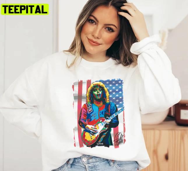 Music Retro American Flag Against Punk Unisex T-Shirt Music Retro American Flag Against Punk Unisex T-Shirt