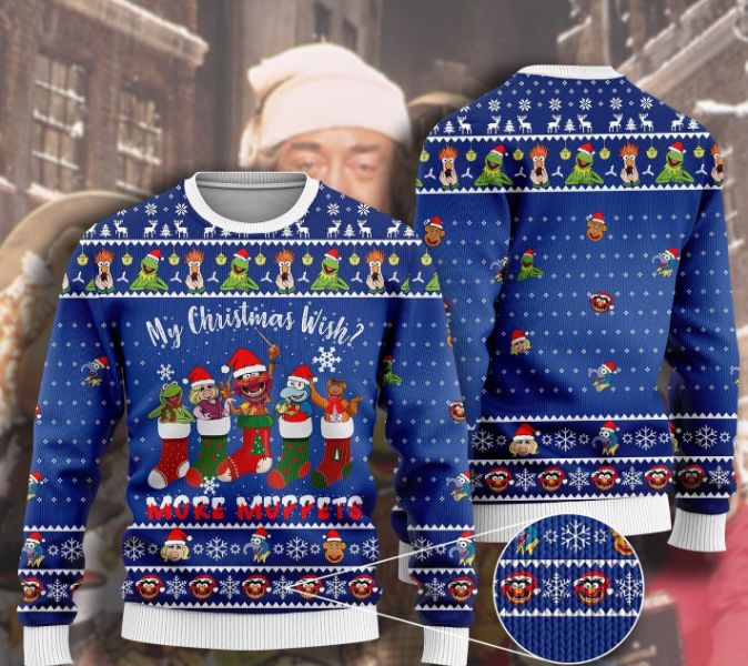 My Christmas Wish More Muppets Ugly Christmas Sweater My Christmas Wish More Muppets Ugly Christmas Sweater