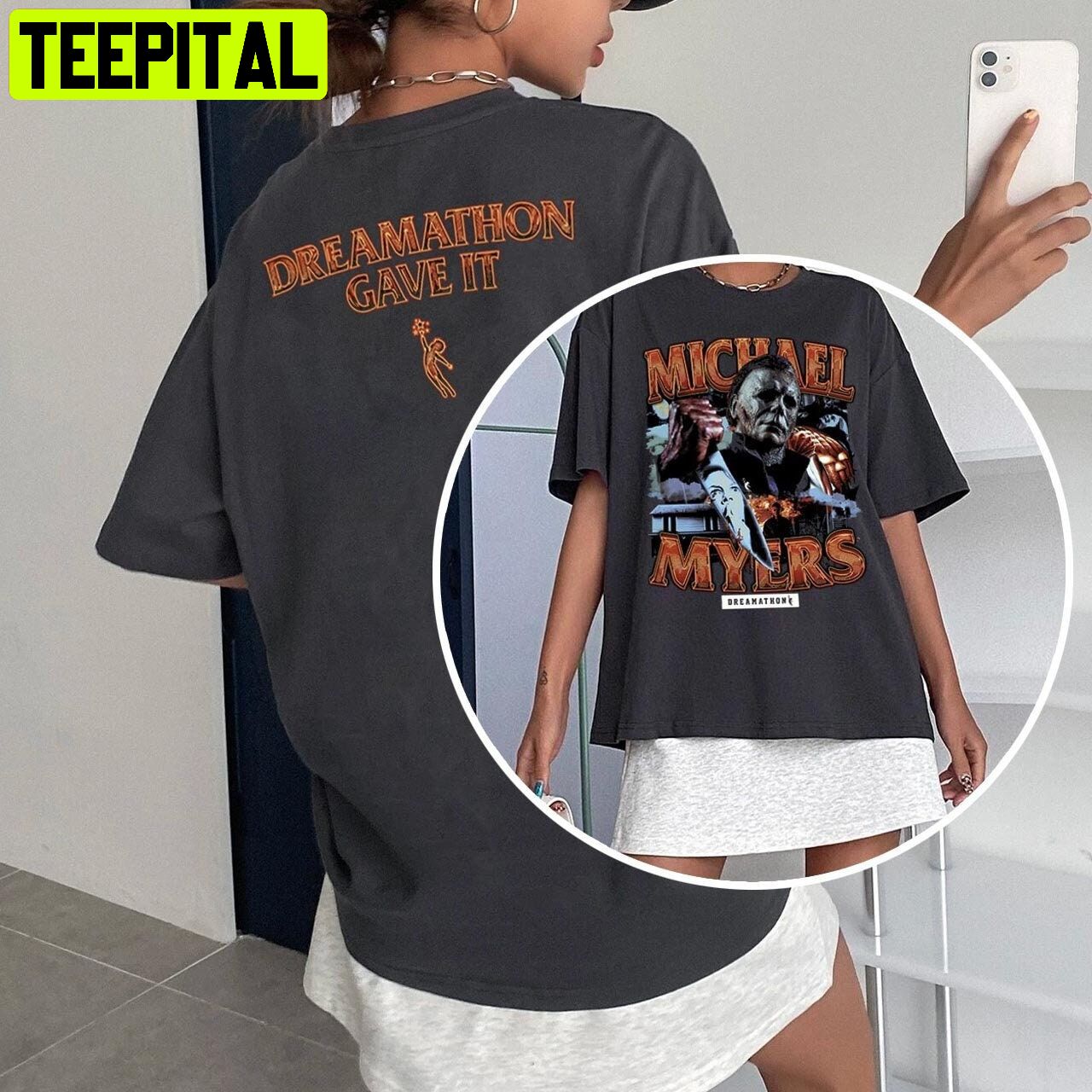 Myers Dreams Myers D Reamathon Gave It Halloween Ends Halloween Ends Movie Halloween Michael Myers Halloween Unisex T-Shirt Myers Dreams Myers D Reamathon Gave It Halloween Ends Halloween Ends Movie Halloween Michael Myers Halloween Unisex T-Shirt