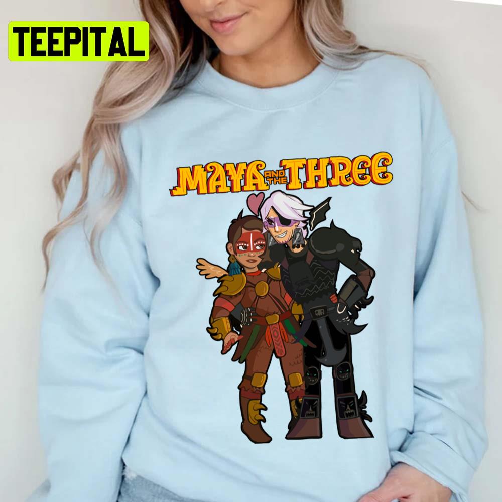 New Design 2022 Maya And The Three 3 Unisex T-Shirt New Design 2022 Maya And The Three 3 Unisex T-Shirt