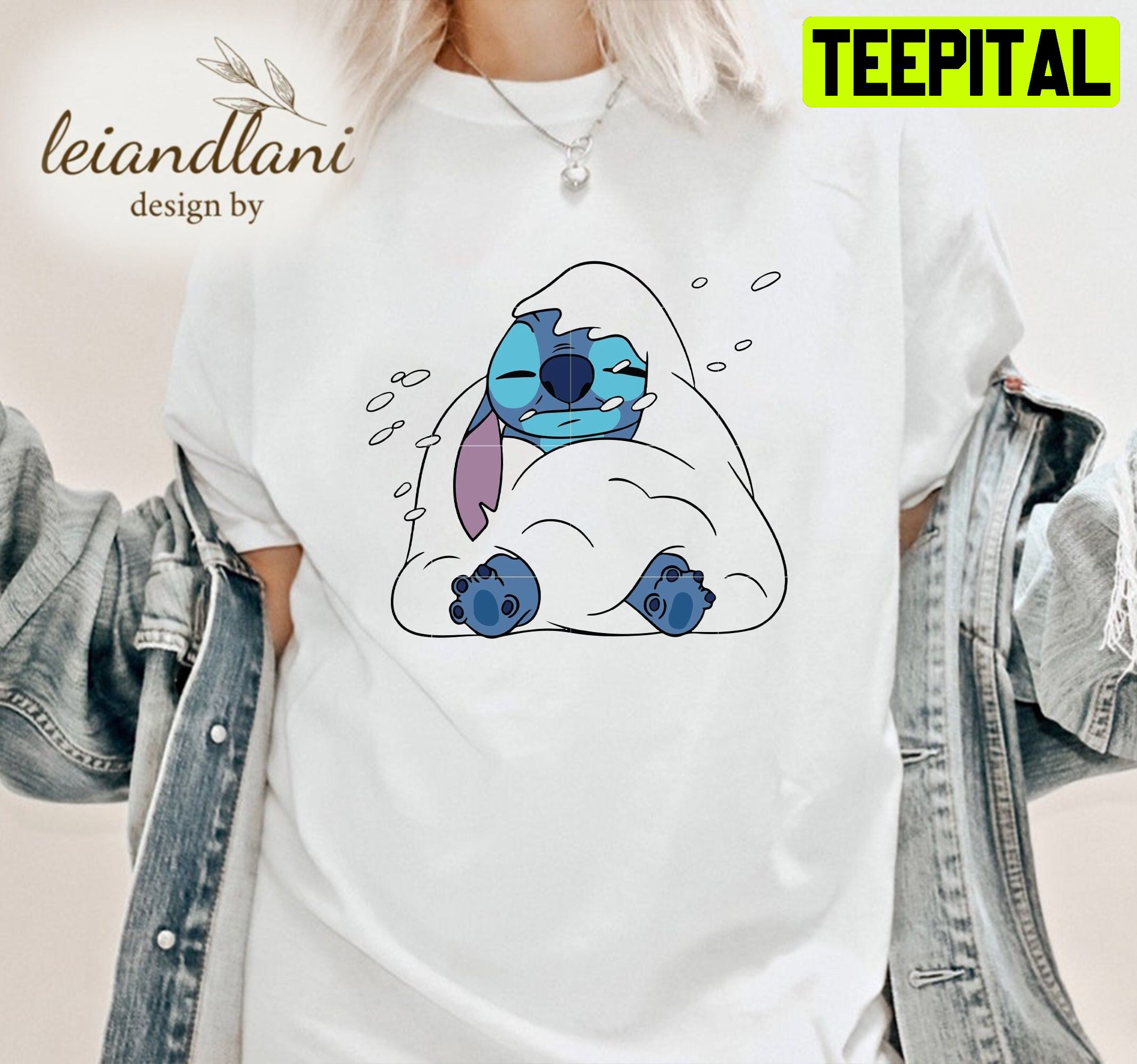 New Year Design Santa Hat Present Holiday Stitch Christmas Unisesx T-Shirt New Year Design Santa Hat Present Holiday Stitch Christmas Unisesx T-Shirt