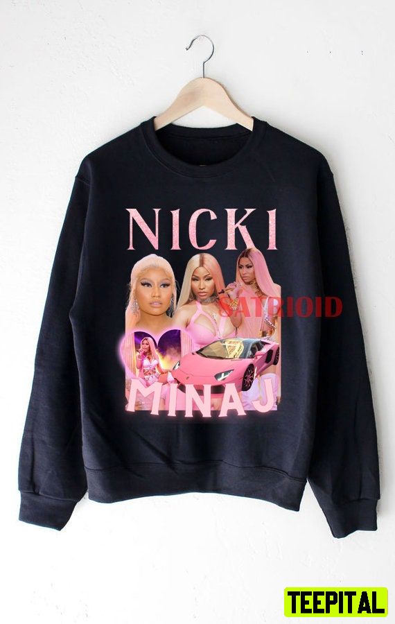 Nicki Minaj Rapper Merch 90s Hip Hop Unisex Sweatshirt Nicki Minaj Rapper Merch 90s Hip Hop Unisex Sweatshirt
