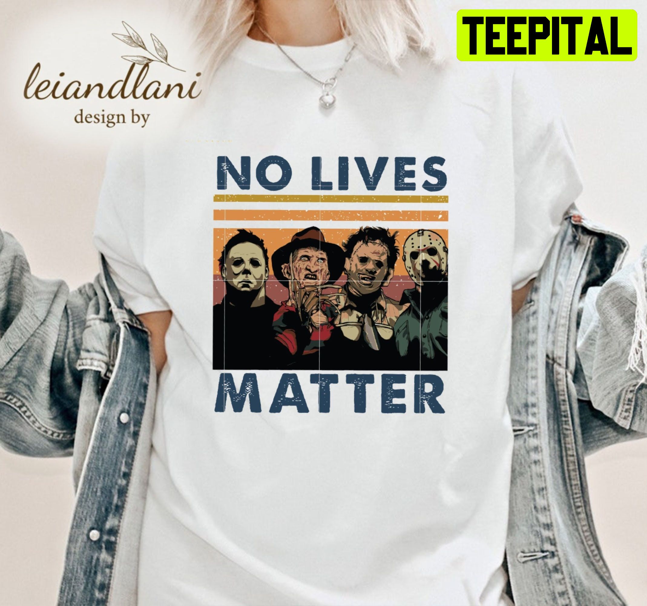 No Lives Matter Horror Movie Spooky Spooky Season Movie Horror Movie Unisesx T-Shirt No Lives Matter Horror Movie Spooky Spooky Season Movie Horror Movie Unisesx T-Shirt