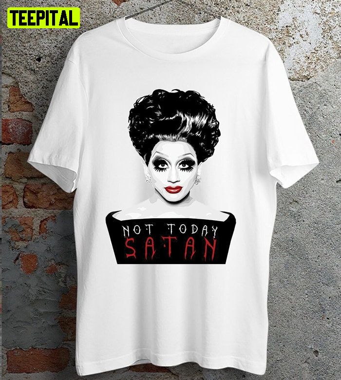 Not Today Satan Lgbt Bianca Retro Design T-Shirt Not Today Satan Lgbt Bianca Retro Design T-Shirt