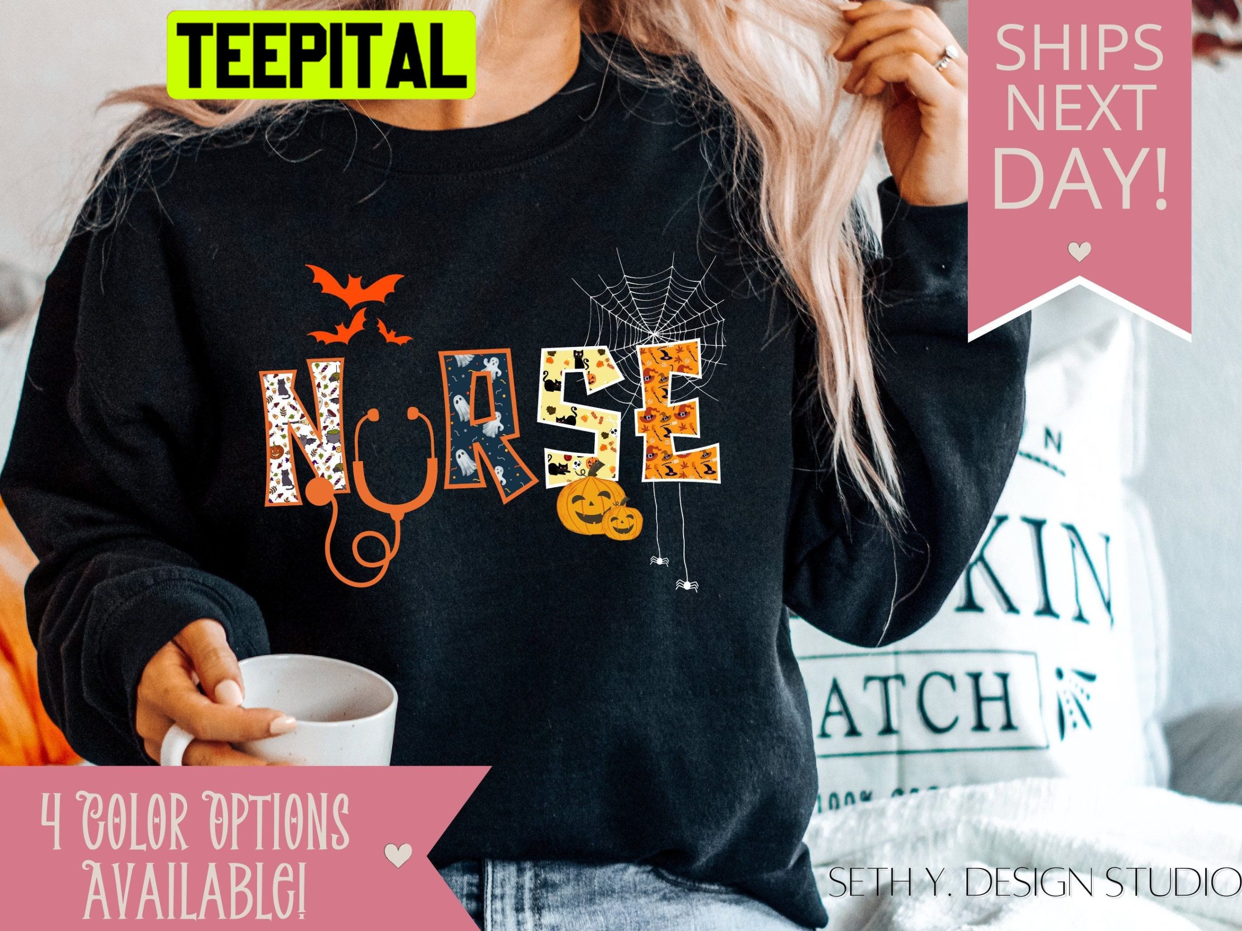 Nurse Halloween Cute Nuse Fall Trending Unisex Shirt Nurse Halloween Cute Nuse Fall Trending Unisex Shirt