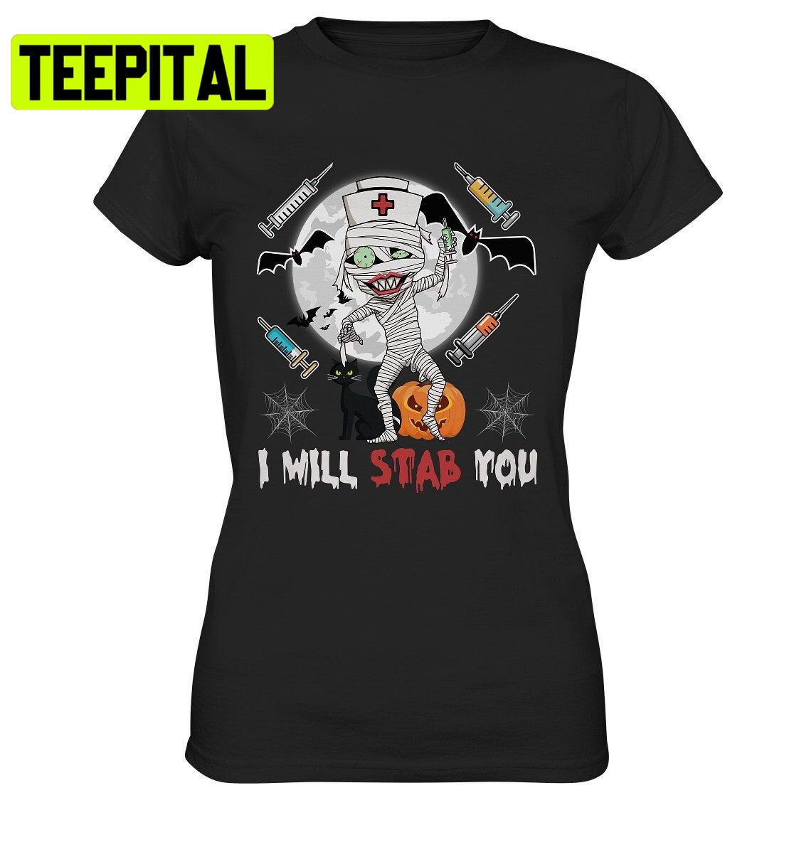 Nurse Halloween Saying I Will Staff You Trending Unisex Shirt Nurse Halloween Saying I Will Staff You Trending Unisex Shirt